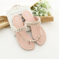 Shoes for daughters and mom pink mother shoes in beige colour sandals with beads for mommy and kids